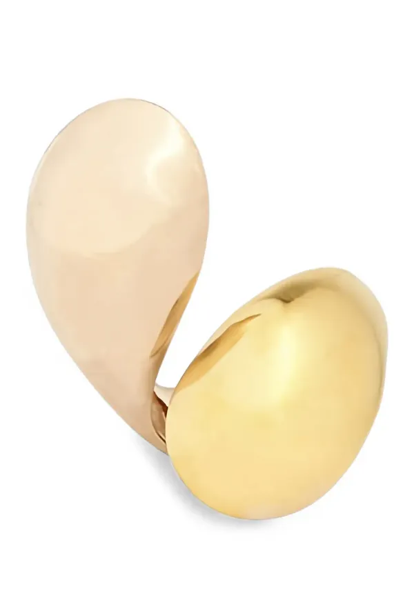 Charlotte Chesnais ring med blad - Gul