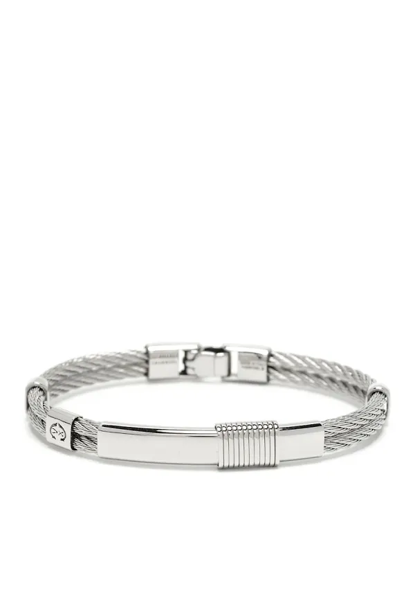 Charriol Celtic Gentleman Driver armband - Silverfärgad