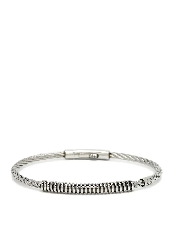 Charriol Celtic Gentleman Driver armband - Silverfärgad