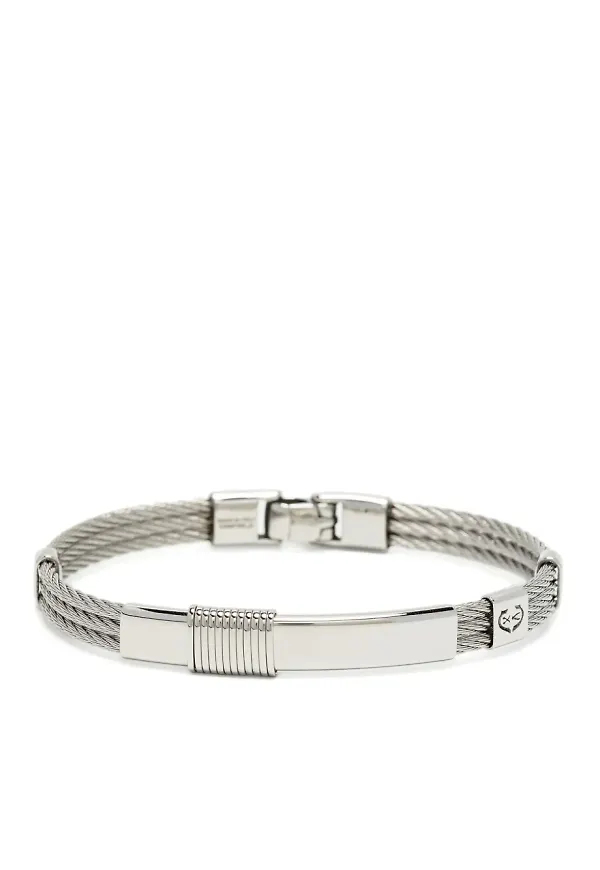Charriol Celtic Gentleman Driver armband - Silverfärgad