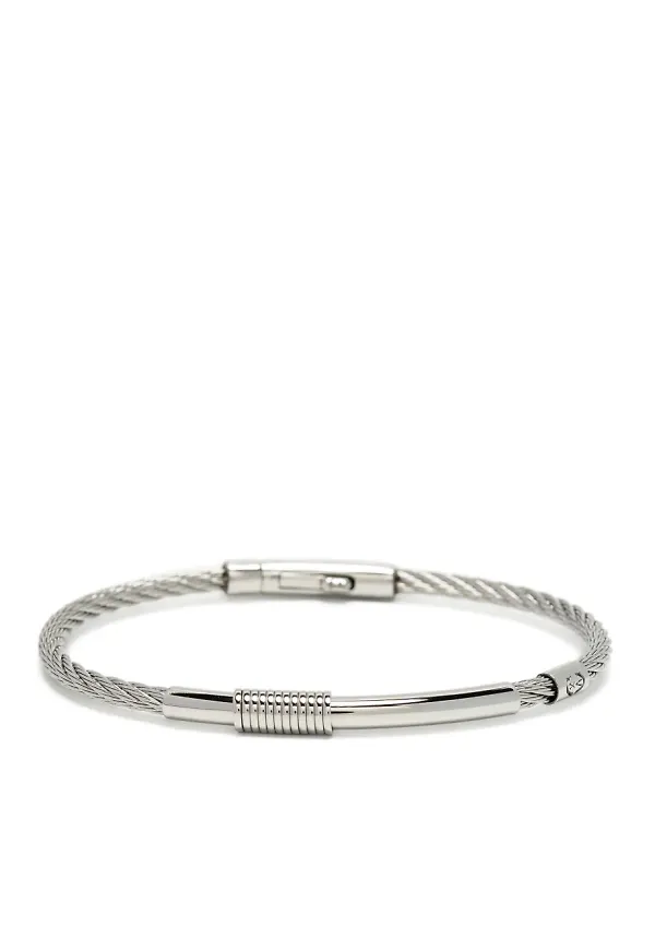 Charriol Celtic Gentleman Driver armband - Silverfärgad