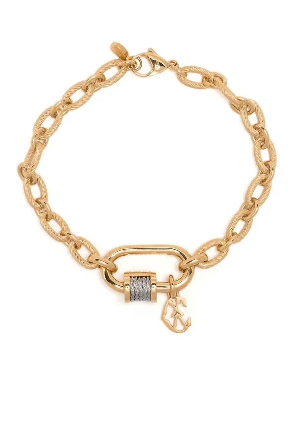 Charriol Forever Lock armband - Guldfärgad