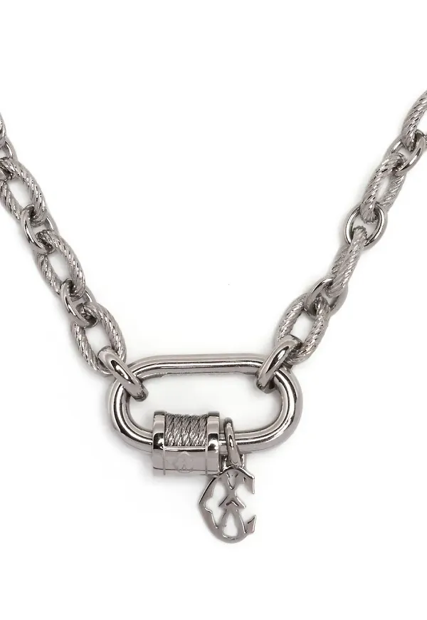 Charriol Forever Lock halsband - Silverfärgad