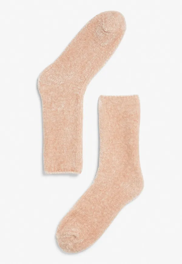 Chenille socks - Orange
