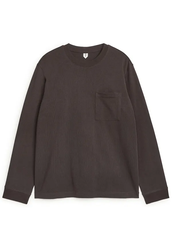 Chest Pocket Long Sleeve - Grey