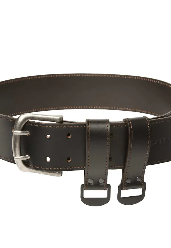 Chevalier Doghandler Leather Belt Leather Brown