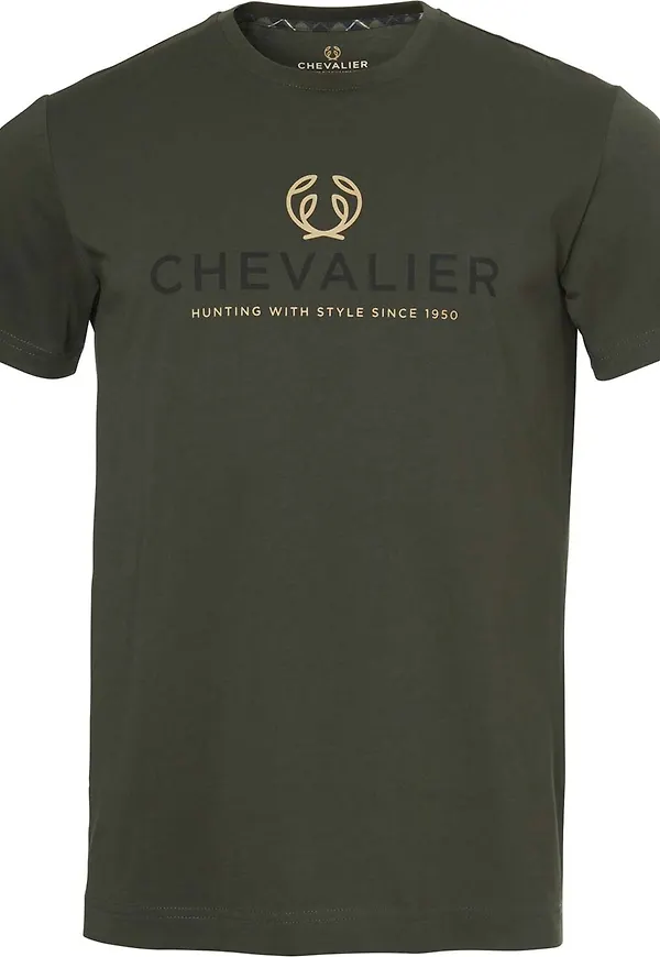 Chevalier Men's Chevalier Logo T-Shirt Dark Green
