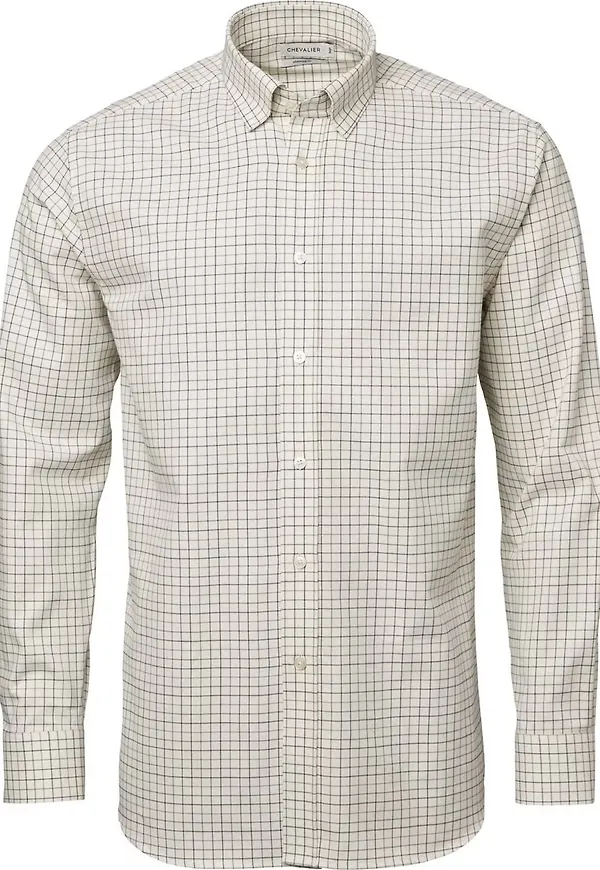 Chevalier Men's Luton Shirt Stormy Blue Tattersall