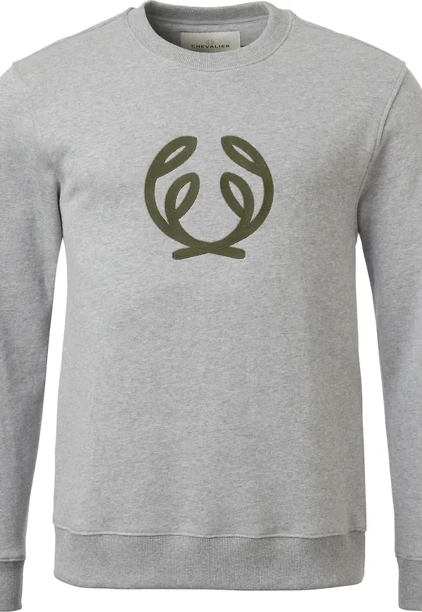 Chevalier Men's Symbol Sweatshirt Grey Melange