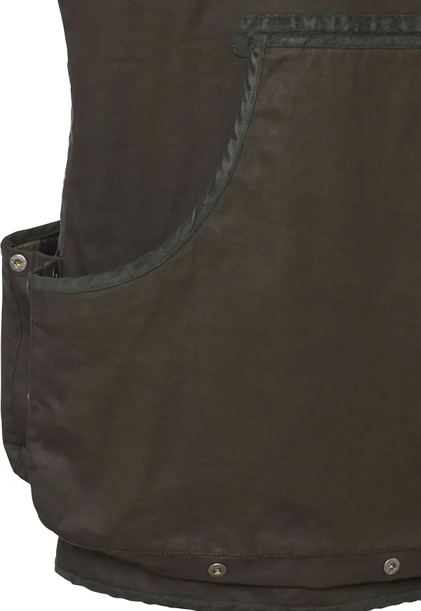 Chevalier Men's Vintage Dogsport Vest Leather Brown