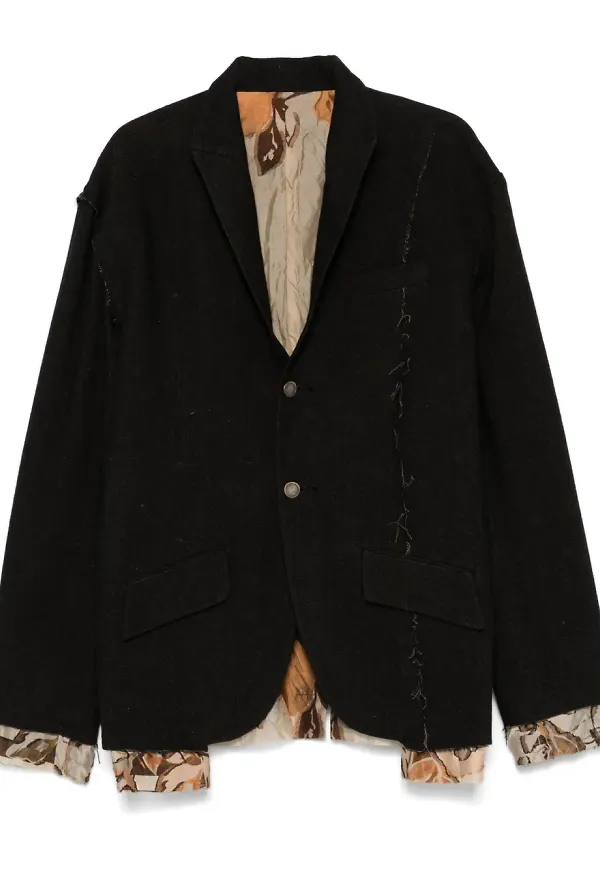 CHIAHUNG SU blazer med lappdesign - Brun