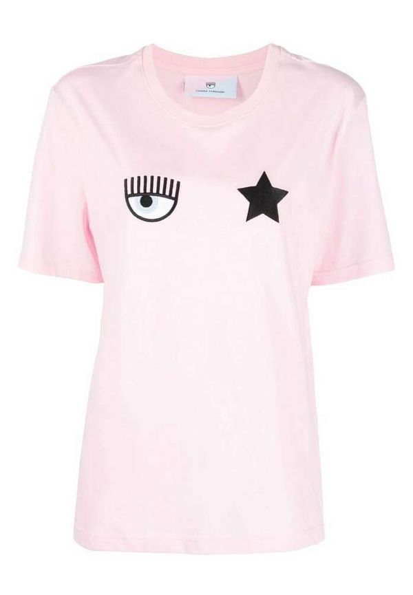 Chiara Ferragni Collection - T-shirts - Rosa - Dam - Storlek: M,S,Xs