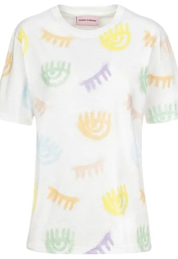Chiara Ferragni Collection - T-shirts - Vit - Dam - Storlek: XS