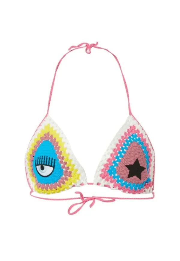 Chiara Ferragni Collection Bikini Vit, Dam