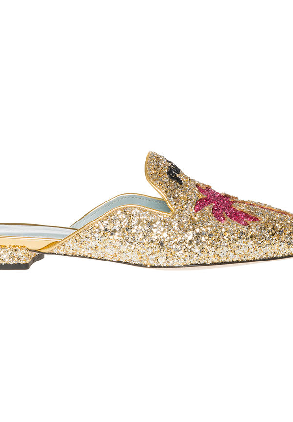 Chiara Ferragni Collection Mules Gul, Dam