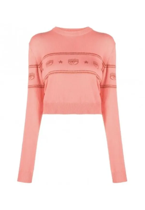 Chiara Ferragni Collection Sweatshirts Hoodies Rosa, Dam
