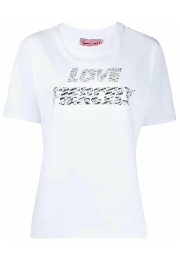 Chiara Ferragni Collection T-Shirt Vit, Dam