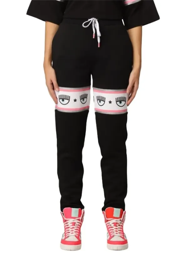 Chiara Ferragni Collection Träningsbyxor Svart, Dam