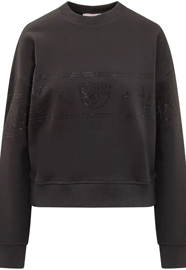 Chiara Ferragni Logomania sweatshirt - Svart