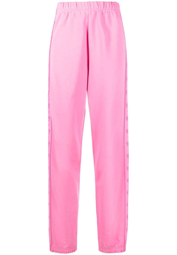 Chiara Ferragni mjukisbyxor med hög midja - Rosa