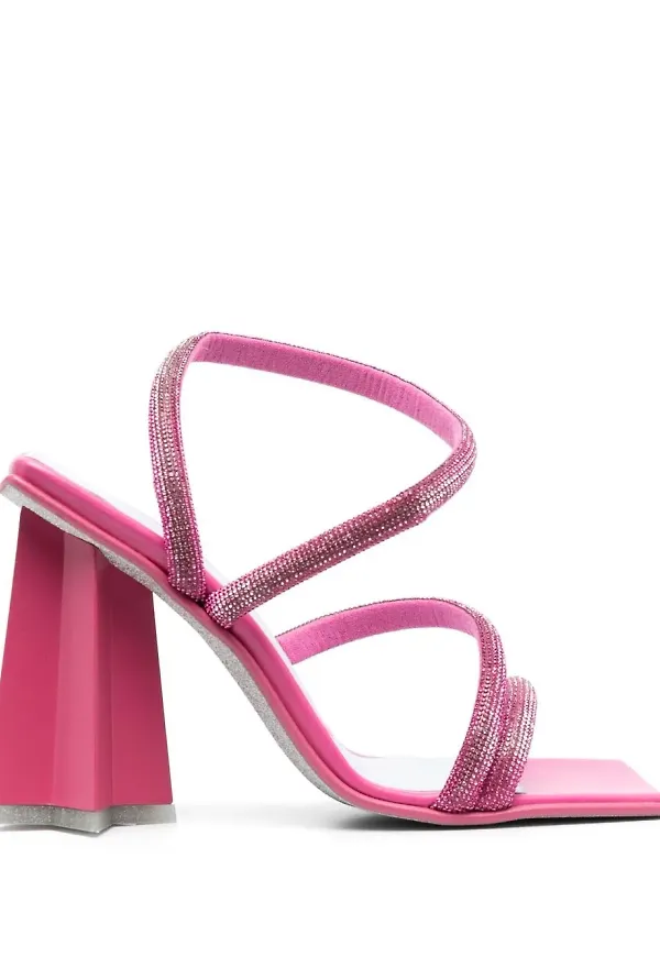 Chiara Ferragni sandaler med strass - Rosa