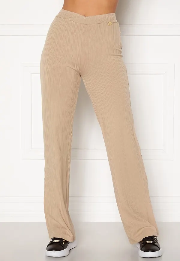 Chiara Forthi Carlotta rib pants Beige XL