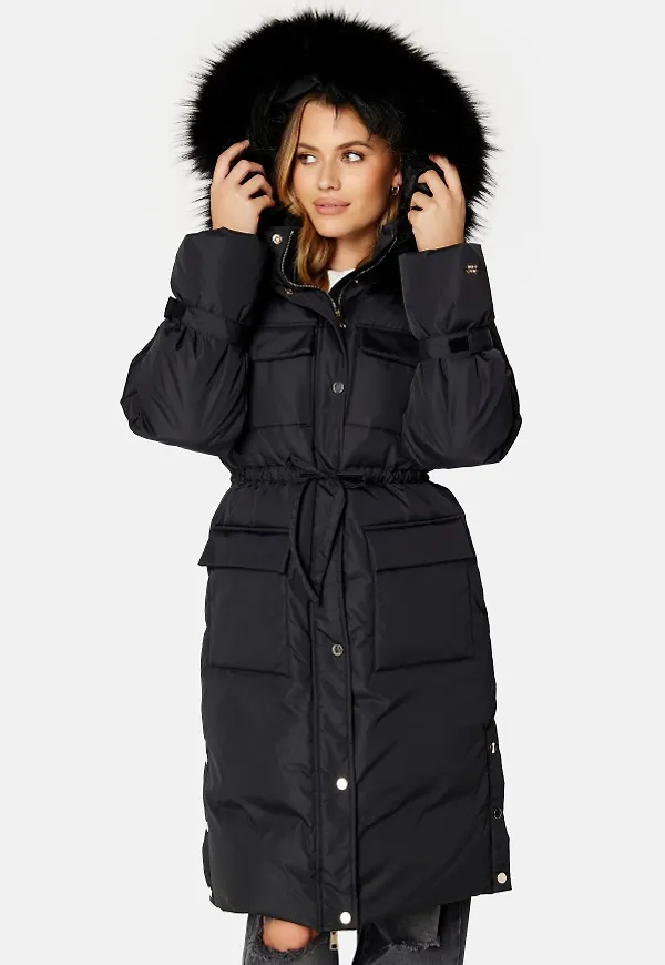 Chiara Forthi Marcella Down Long Jacket Black 34
