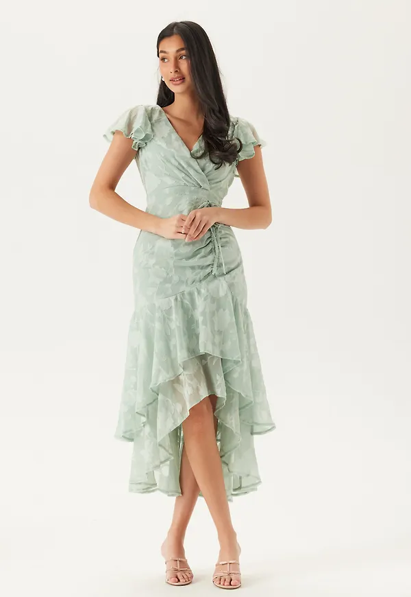 Chiffon Flutter High Low Dress