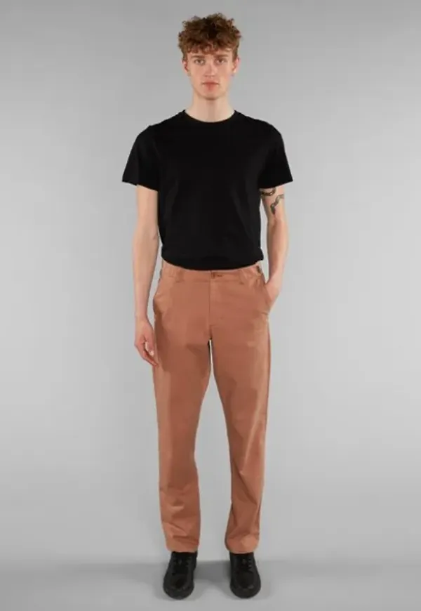 Chino Pants Sundsvall Wood Brown