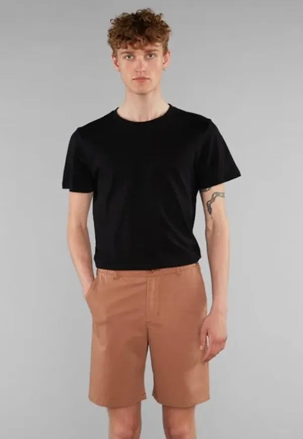 Chino Shorts Nacka Wood Brown