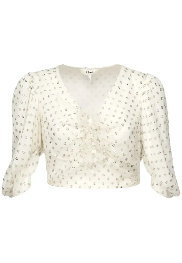 Chloé silketop - Vit