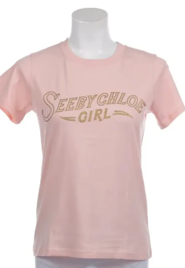Chloé Pre-owned Pre-owned Bomull toppar Rosa, Dam