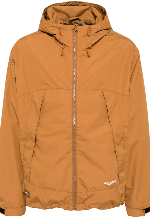 CHOCOOLATE vindjacka med huva - Orange
