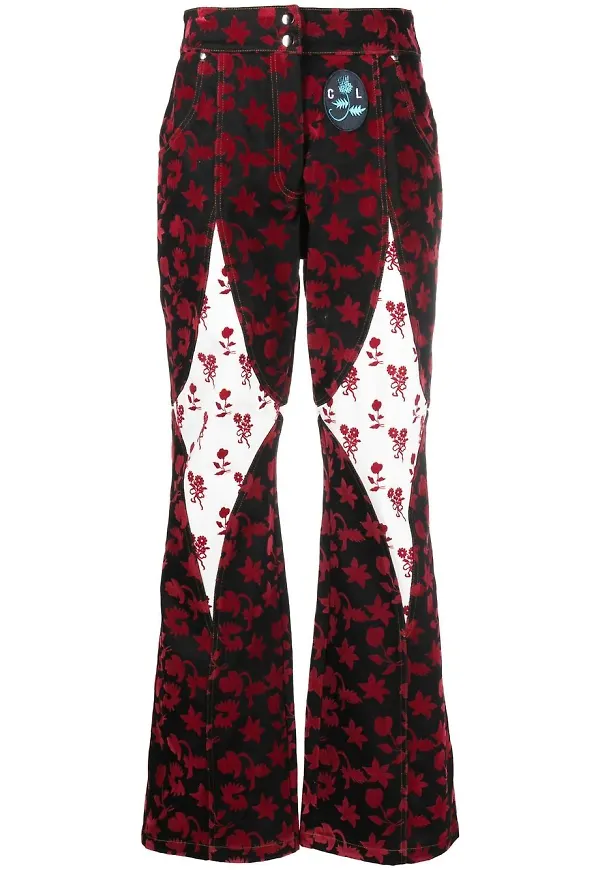 Chopova Lowena straight-jeans - Svart