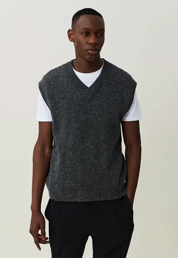 Chris Knitted Shetland Wool Vest