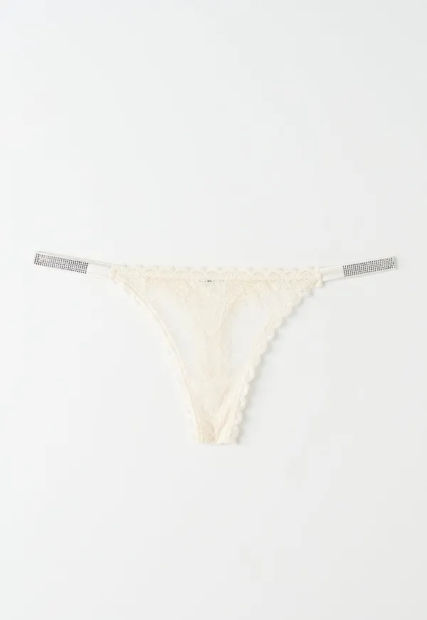 Chrissy lace thong