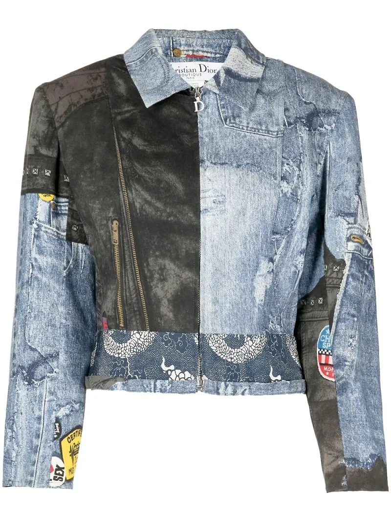 Christian Dior jeansjacka från 2001 - Blå