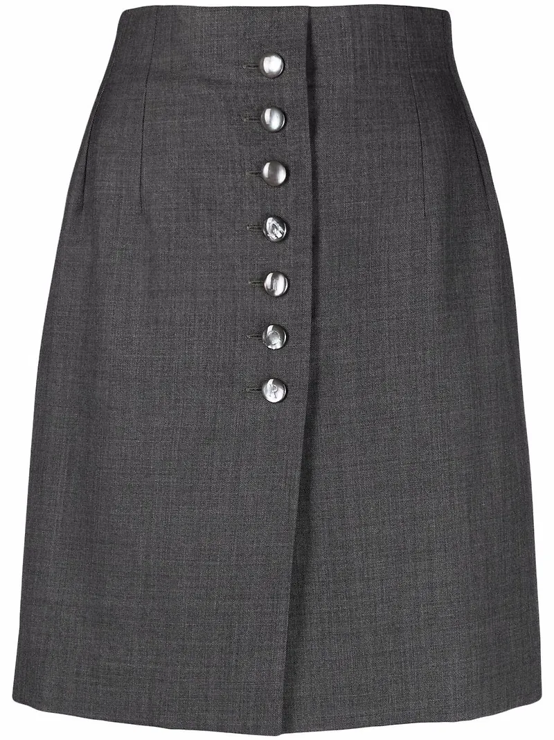 Christian Dior minikjol från 1990-talet - Grå