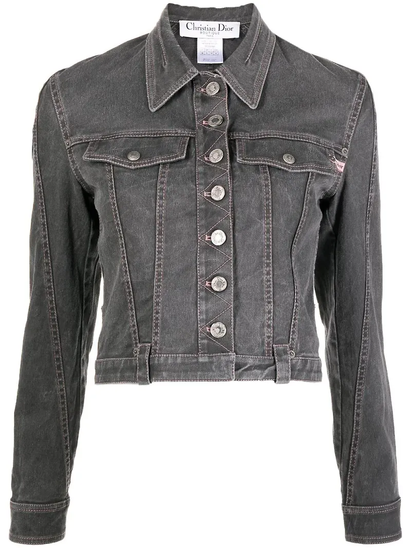 Christian Dior Pre-owned jeansjacka från 2003 - Grå