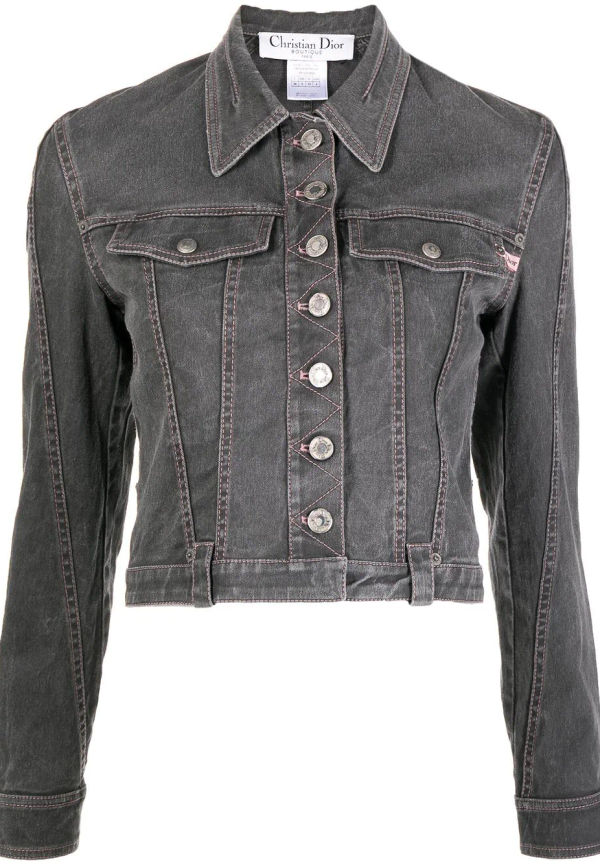 Christian Dior Pre-owned jeansjacka från 2003 - Grå