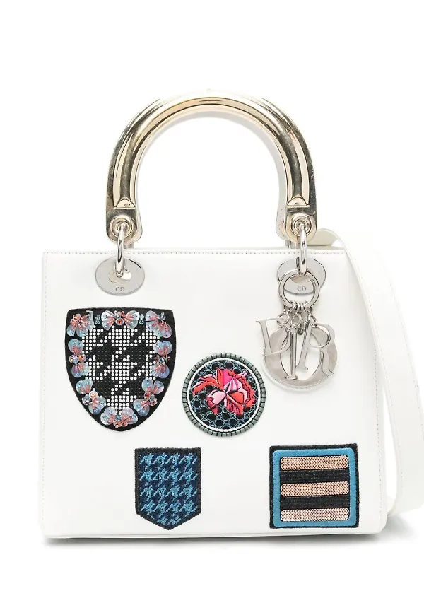 Christian Dior pre-owned Lady Dior two-way bag - Vit