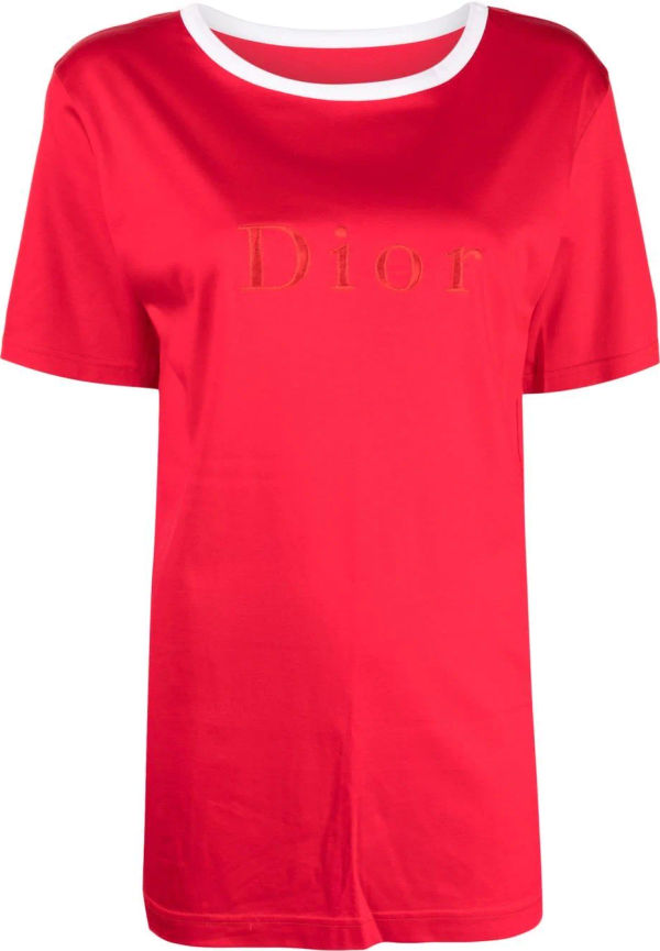 Christian Dior Pre-owned t-shirt från 1990-2000-talet - Röd