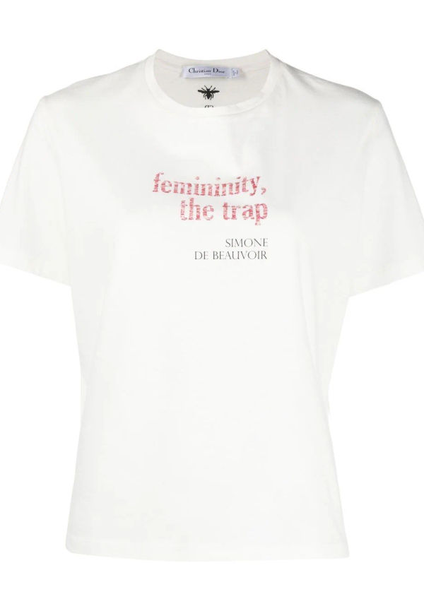 Christian Dior Pre-owned t-shirt med slogan - Vit
