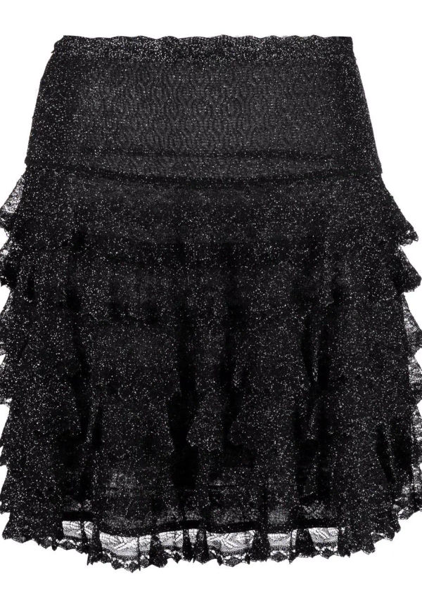 Christian Dior Pre-owned volangkjol från 2000-talet - Svart