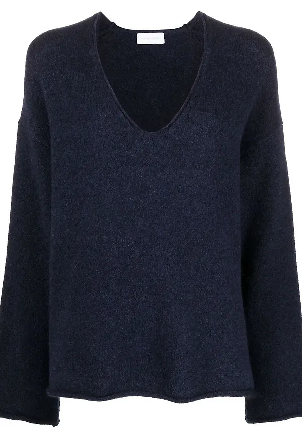 Christian Wijnants v-ringad pullover - Blå
