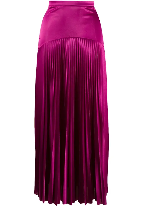 Christopher Kane lång veckad kjol - Rosa