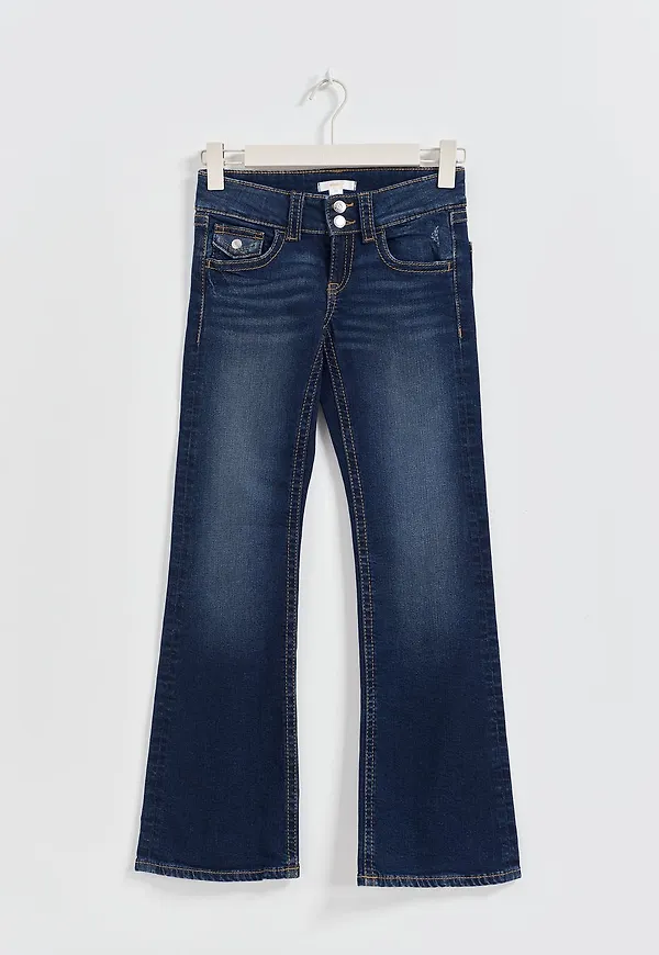 Chunky basic flare jeans