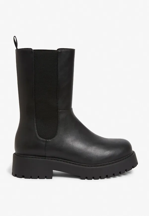 Chunky chelsea boots - Black