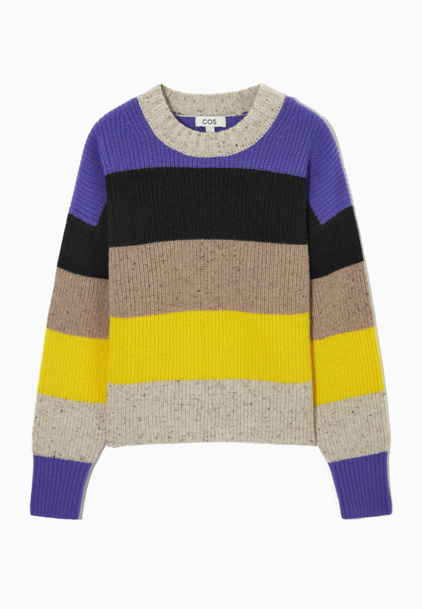 CHUNKY CROPPED WOOL JUMPER