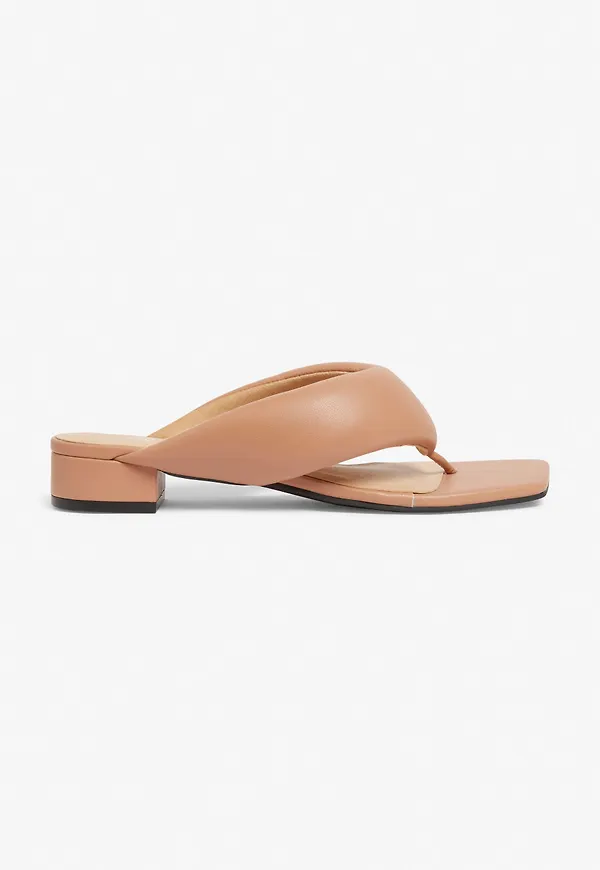 Chunky strap flip flops - Orange